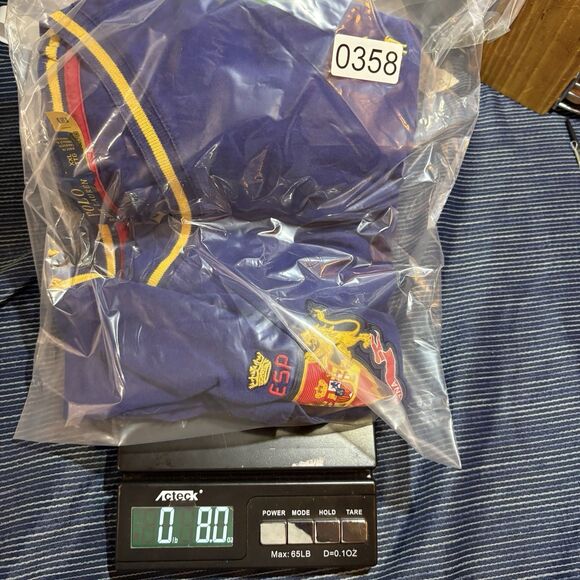 Polo Ralph Lauren España Tee Mens XXL Blue Crest World Cup Sport Soccer Y2K - Picture 11 of 11